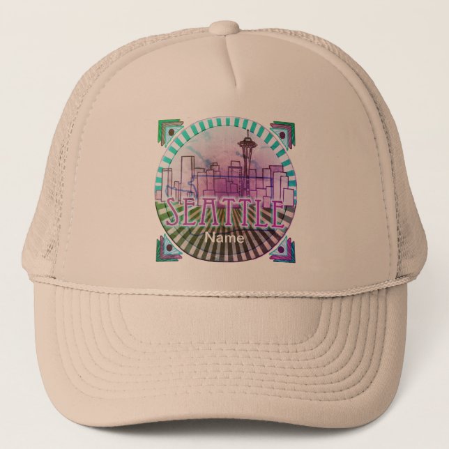 Boné Seattle Skyline hat (Frente)