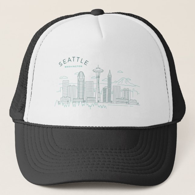 Boné Seattle Skyline Stroke (Frente)