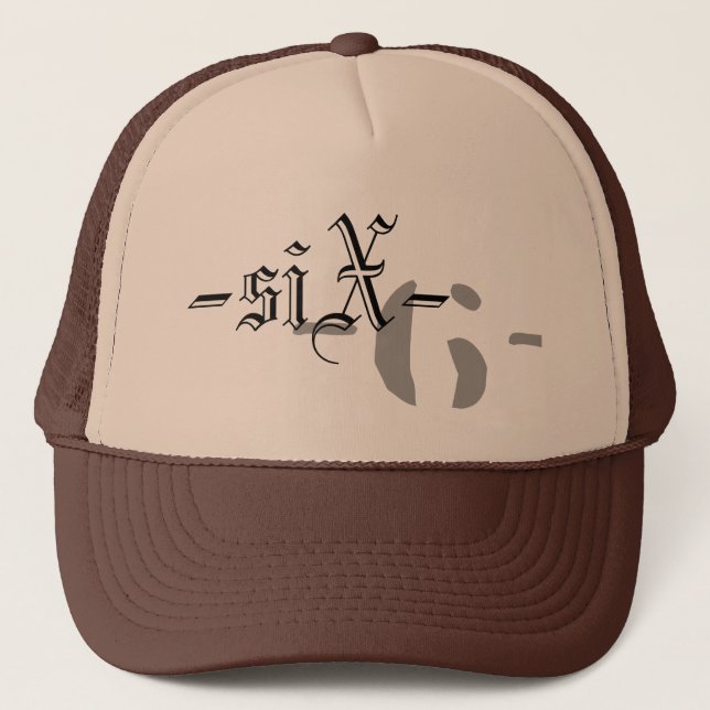 Boné Seis chapéus bastardos sujos (Frente)