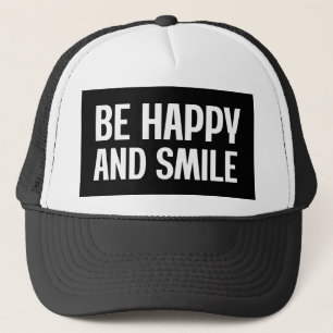 Boné Seja Feliz E Sorria
