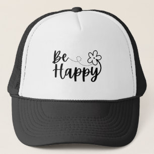 Boné Seja Feliz Primavera de Verão, Trucker Hat