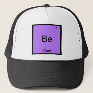 Boné Seja - Legal símbolo de elemento de química Funn