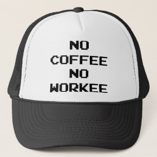 Boné Sem Café Sem Trabalho
