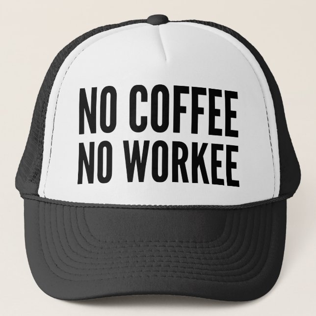 Boné Sem Café Sem Trabalho (Frente)
