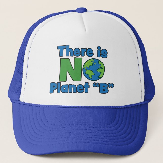 Boné Sem Chapéu de Caminhoneiro do Planeta B (Frente)