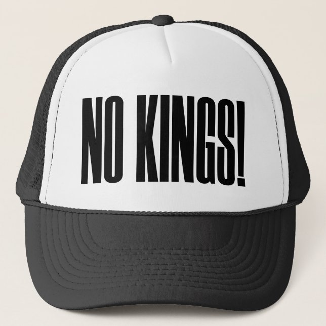 Boné SEM KINGS! - Trump Protest - Snapback - Trucker Ha (Frente)