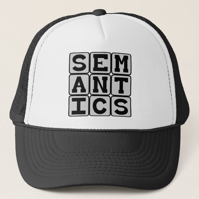 Boné Semântica, O Estudo do Significado (Frente)
