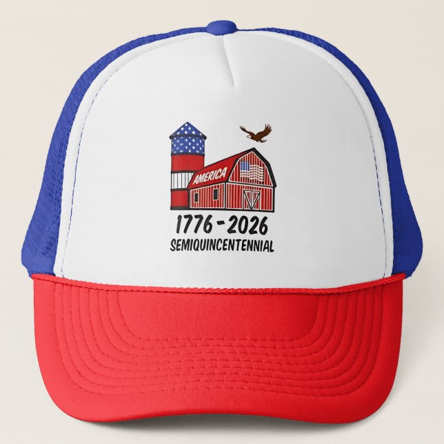 Boné Semiquinentenário dos EUA 250º Aniversário 1776-20 (Frente)