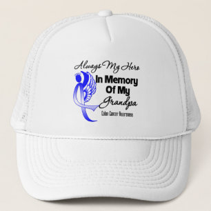 Boné Sempre meu herói no vovô da memória - cancro do