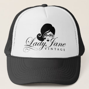 Boné Senhora Jane Vintage Camionista Chapéu