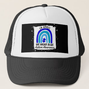 Boné Sensibilização Autista Em Abril Nós Vestimos Azul