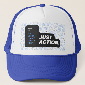 Boné Sensibilização para a Poluição Plástica no Oceano