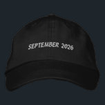 Boné SEPTEMBER 2026 Celebrate Month Trucker-Hat Navy<br><div class="desc">Make “SEPTEMBER 2026” unforgettable with this Navy Alternative Apparel Basic Adjustable Cap, detailed with clean, high-quality embroidery for a refined and durable look. The one-size-fits-all adjustable strap offers dependable comfort, making it perfect for fall events, academic batches, company milestones, or promotional branding. Order in bulk to create a cohesive appearance...</div>