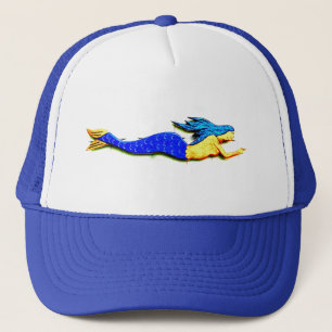 Boné sereia da azul-cauda