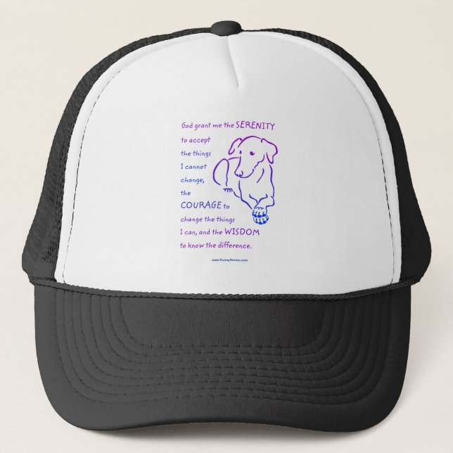 Boné Serenity Prayer w/dog caps and hats (Frente)