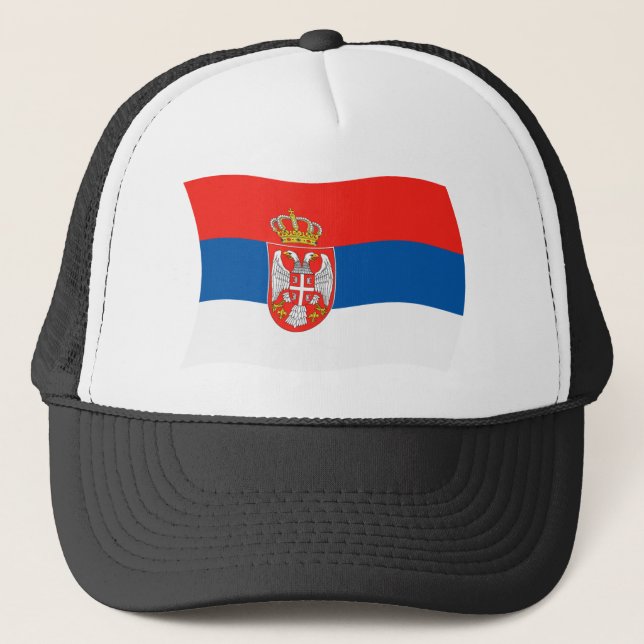 Boné Sérvia Flag Hat (Frente)