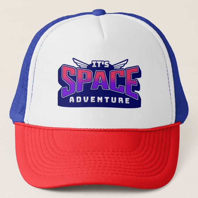 Boné Seu Chapéu de Aventura Espacial (Frente)