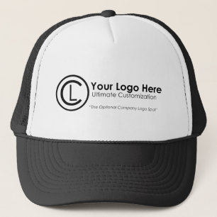 Boné Seu logotipo aqui, Simples e Personalizado, Promo