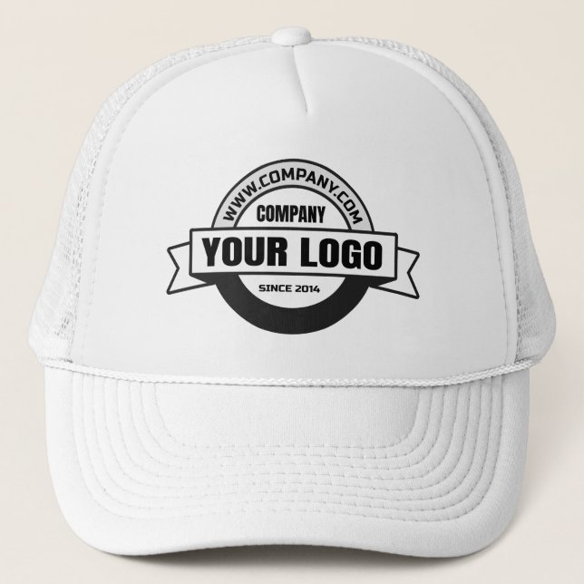 Boné Seu logotipo Trucker Hat (Frente)
