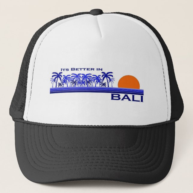 Boné Seu melhor em Bali, Indonésia (Frente)