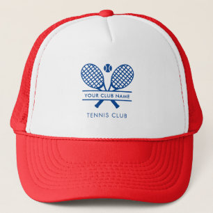 Boné Seu Nome do Country Club Time de Tênis Azul Person