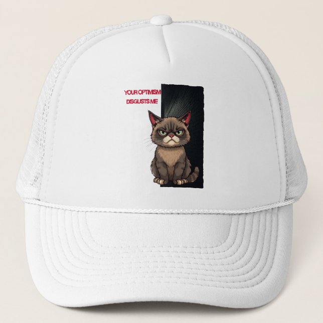 Boné Seu otimismo me desafia (Frente)