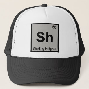 Boné Sh - Sterling Heights Michigan Símbolo Químico