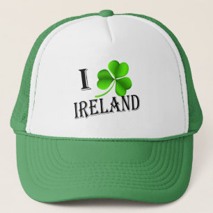 Boné Shamrock Ireland black thcn