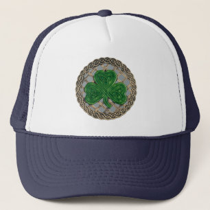 Boné Shamrock, Latice E Néctares Celtas Em Chapéus De C