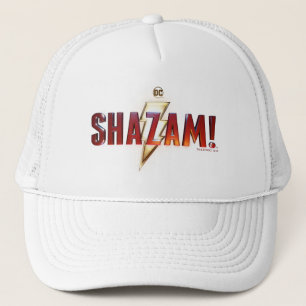 Boné SHAZAM! logotipo teatral de