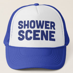 Boné SHOWER SCENE fun slogan trucker hat