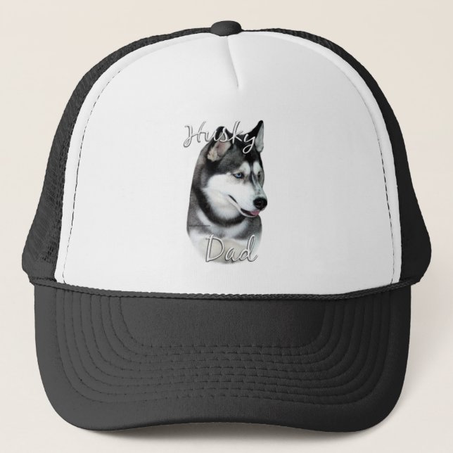 Boné Siberian Husky (blk) Pai 2 (Frente)