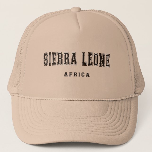 Boné Sierra Leone África (Frente)