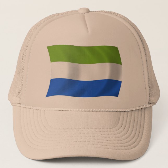 Boné Sierra Leone Flag Hat (Frente)