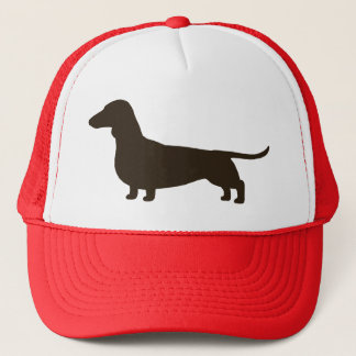 Boné Silhueta de Cachorro Wiener (Dachshund de Pelo Cur