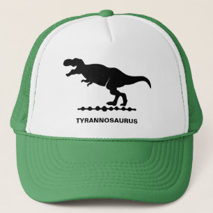 Boné Silhueta de Dinossauro Tiranossauro