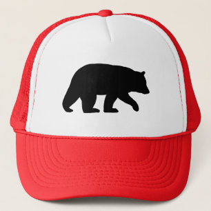 Boné Silhueta de Urso Negro
