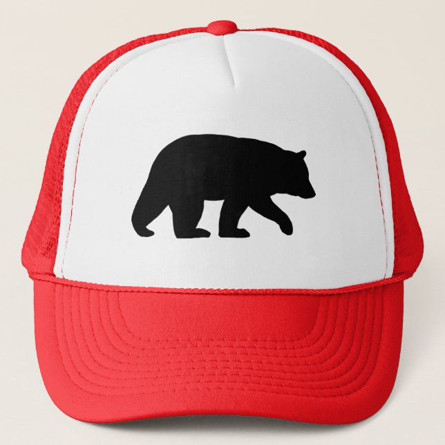 Boné Silhueta de Urso Negro (Frente)