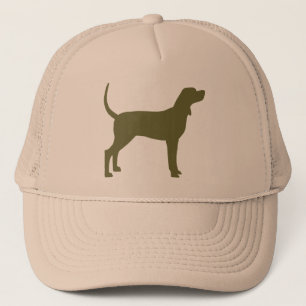 Boné Silhueta do Coonhound (verde azeitona)