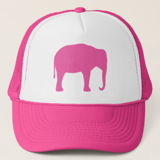 Boné Silhuette de elefante rosa