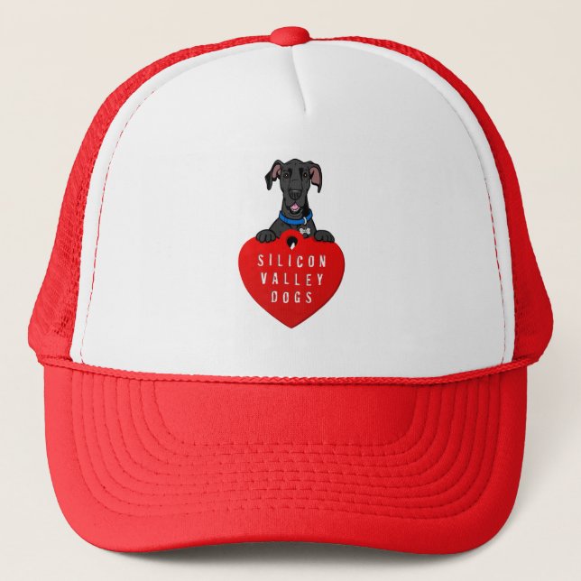 Boné Silicon Valley Dogs Trucker Hat (Frente)