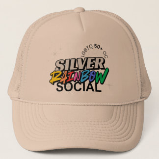 Boné Silver Rainbow Social Trucker Hat