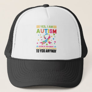 Boné Sim, eu sou o olhar do autismo se você deve não es