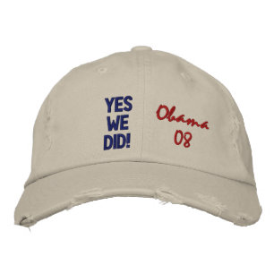 Boné SIM NÓS FIZEMOS! Obama 08