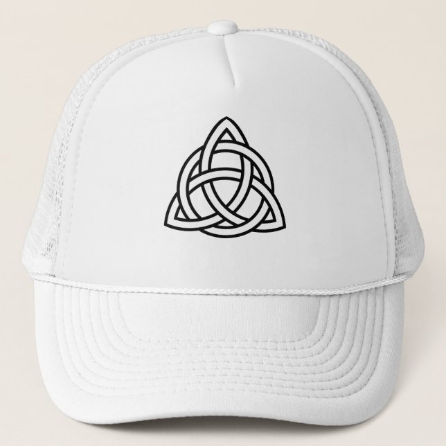 Boné Símbolo Celtic Trinity Knot Triquetra Wicca (Frente)