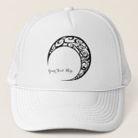 Símbolo da Lua Tribal Personalizada