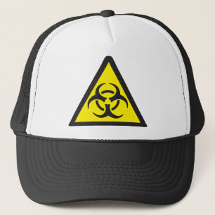 Boné Símbolo de advertência do Biohazard