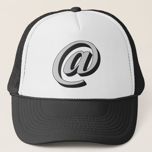 Boné Símbolo de correio eletrônico 3D (Frente)