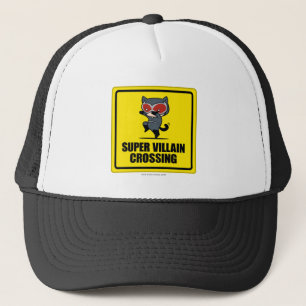 Boné Símbolo de Cruzamento de Super Villain da Mulher-