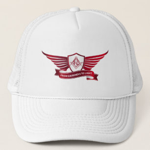 Boné Símbolo de maçonaria e escudo